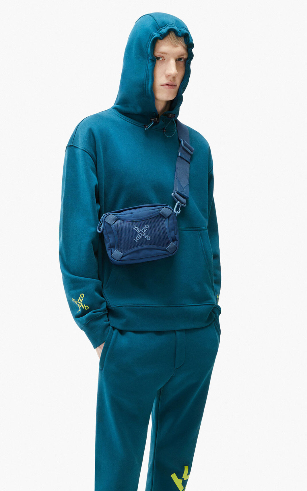 Kenzo Sport Little X Skuldertaske Dame - MørkeBlå DK-592210